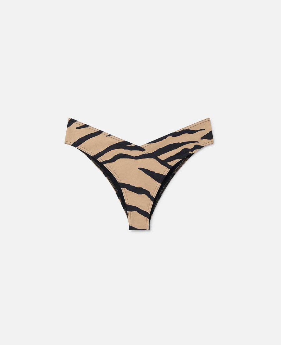 Kvinnor Stella McCartney Badklader | Bikinitrosa Med Zebratryck