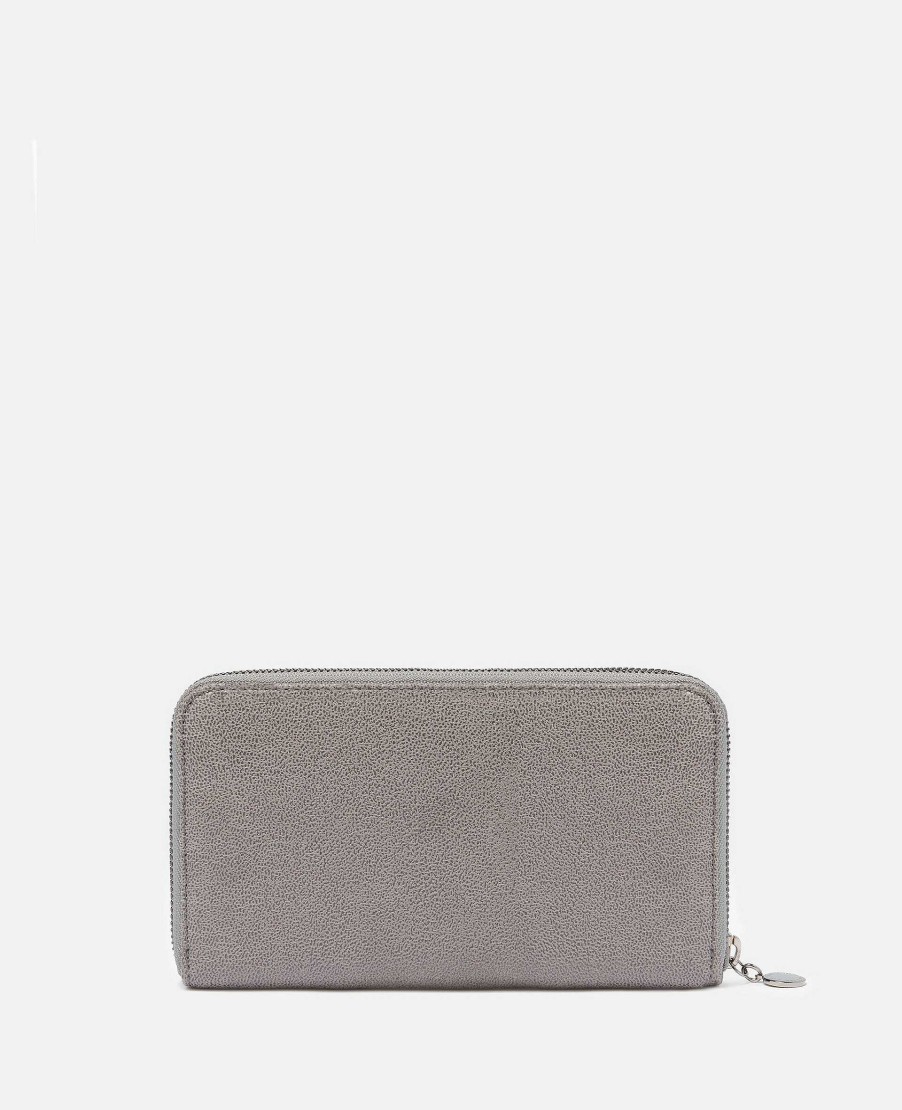 Kvinnor Stella McCartney Kompakta Planbocker | Falabella Continental Planbok Med Dragkedja