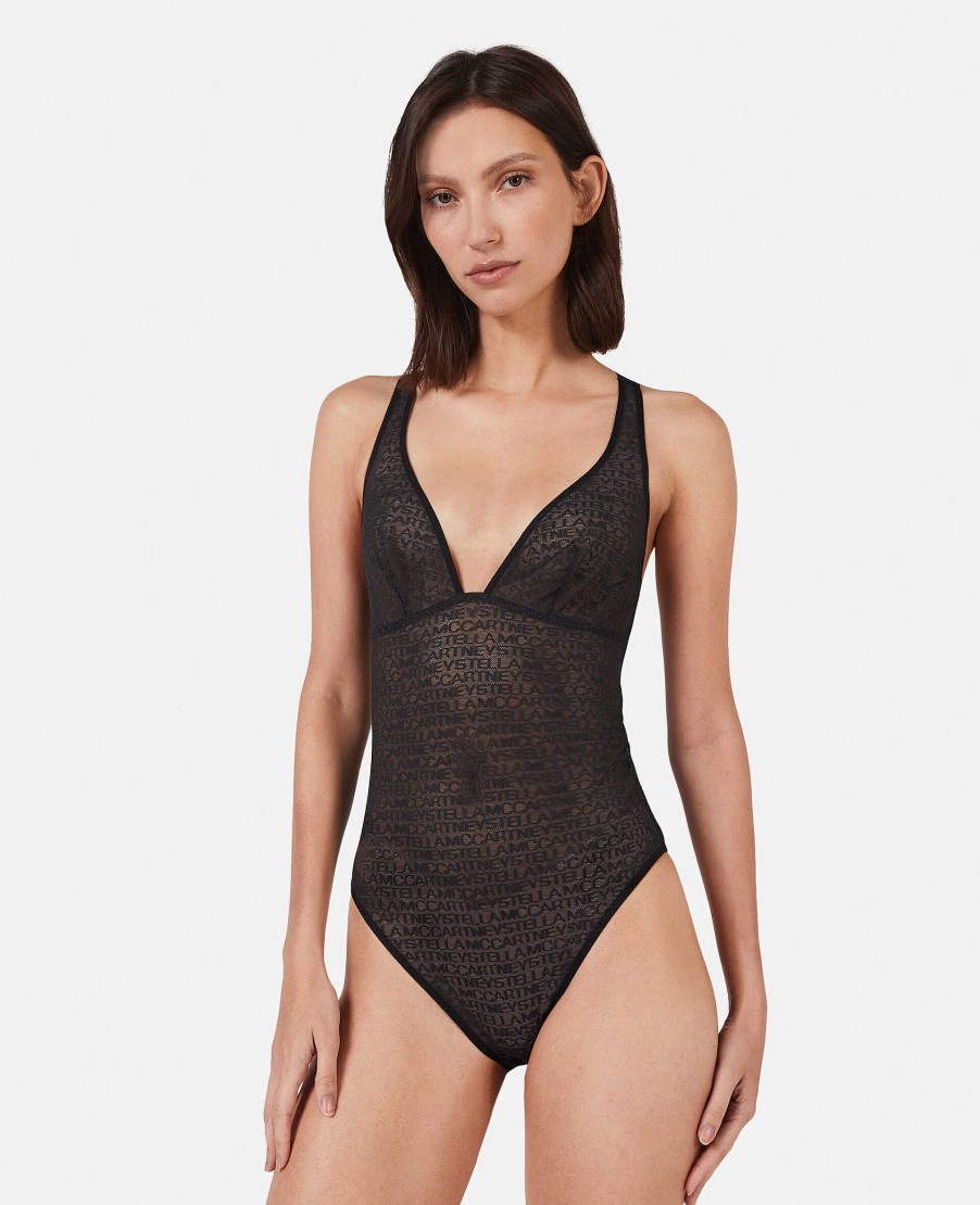 Kvinnor Stella McCartney Underklader Och Nattklader | Monogram Mesh Body