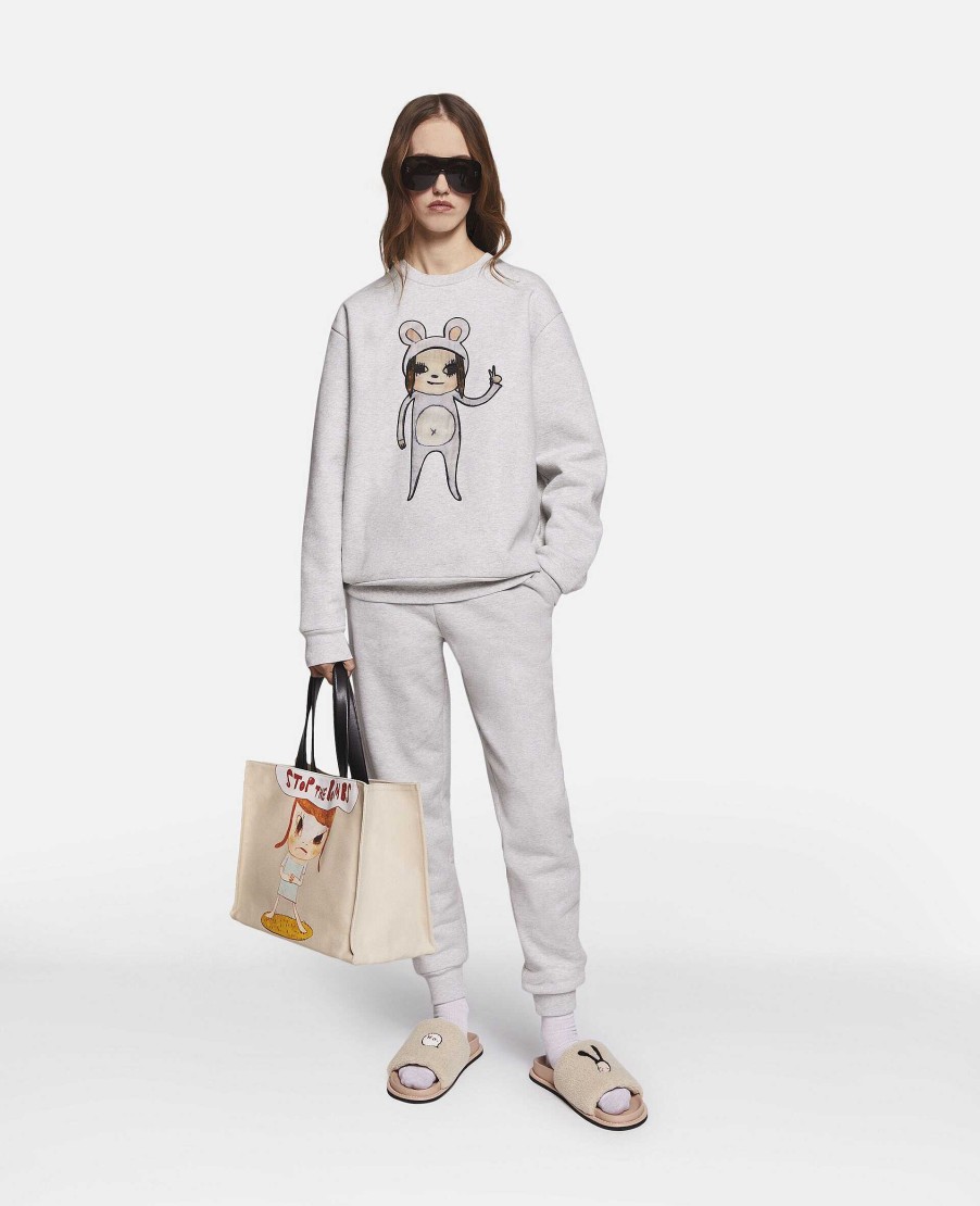 Unisex Stella McCartney Trojor | Untitled Bunny Girl Broderad Sweatshirt