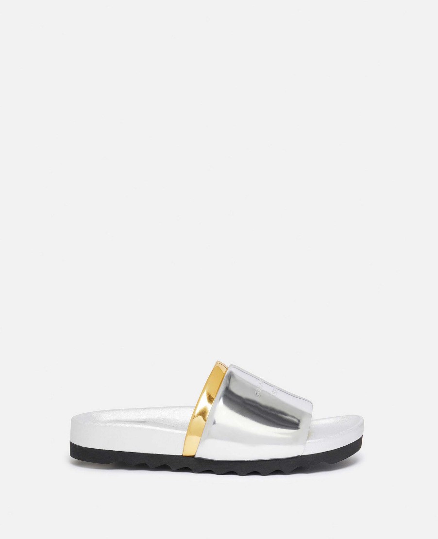 Unisex Stella McCartney Skor | Dubbelkromatiska Sandaler Med Glidning