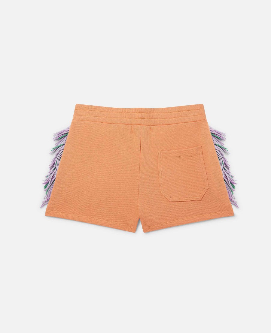 Barn Stella McCartney Byxor Och Kjolar | Fringed Shorts