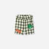 Barn Stella McCartney Byxor Och Shorts | Veggiebroderi Ginghamskjorta