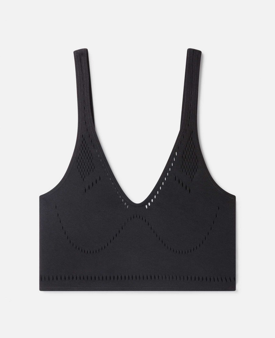 Kvinnor Stella McCartney Badklader | Stellawear Crop Top Bh