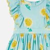 Barn Stella McCartney Baby Flickor | Solros Print Armlos Klanning Och Blommor Set