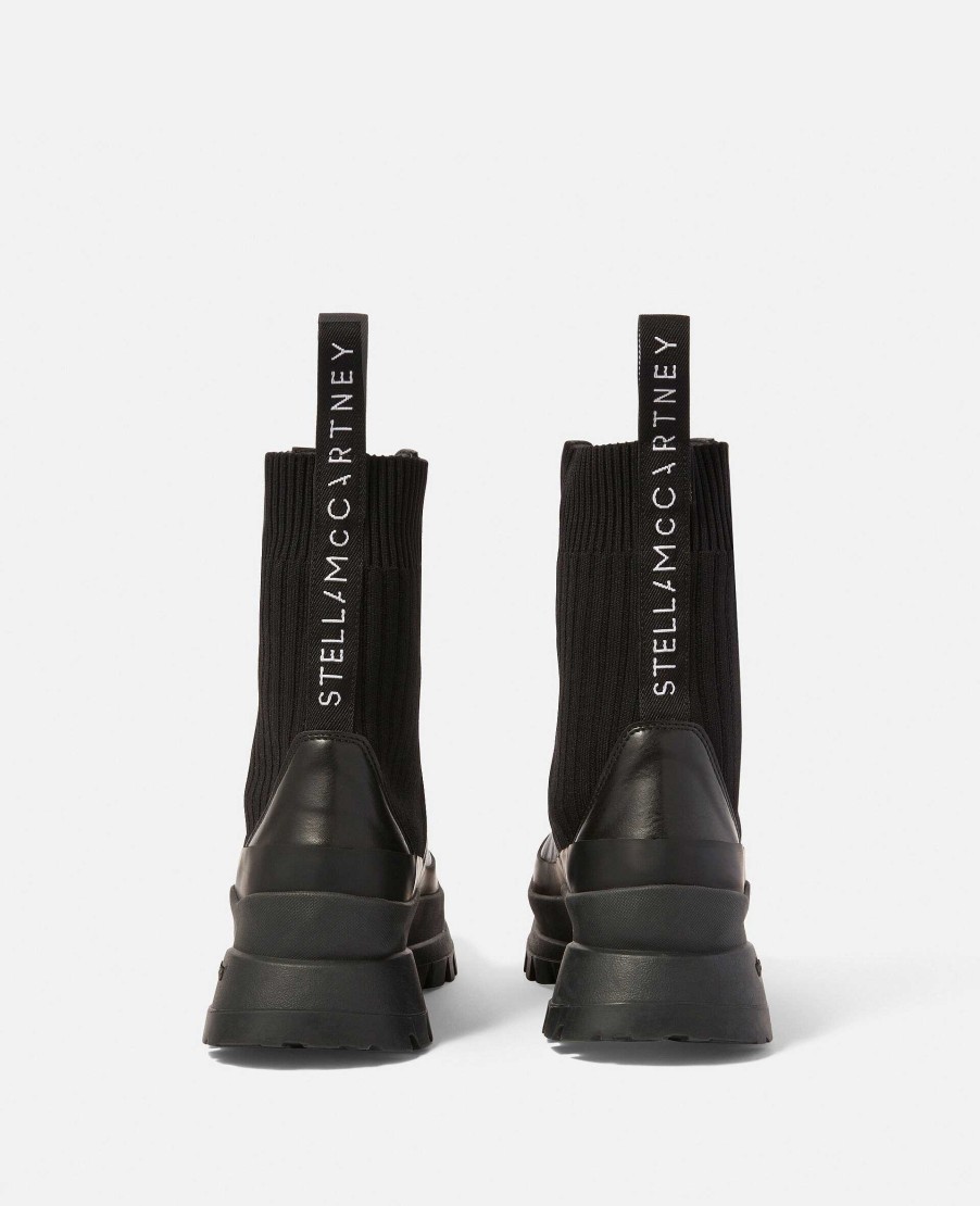 Kvinnor Stella McCartney Stovlar | Trace Biker Boots Med Snorning