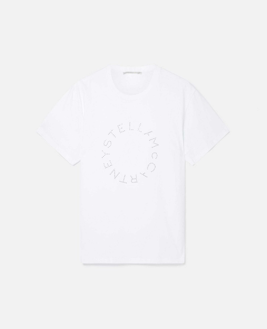 Kvinnor Stella McCartney Trojor Och T-Shirts | Diamante Logotyp T-Shirt