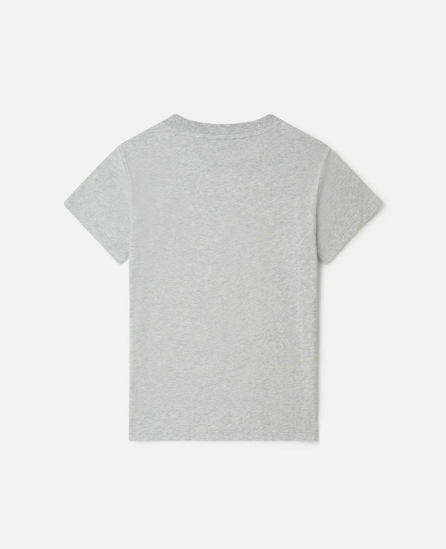 Barn Stella McCartney T-Shirts Och Troja | Medallion Logo Disc T-Shirt