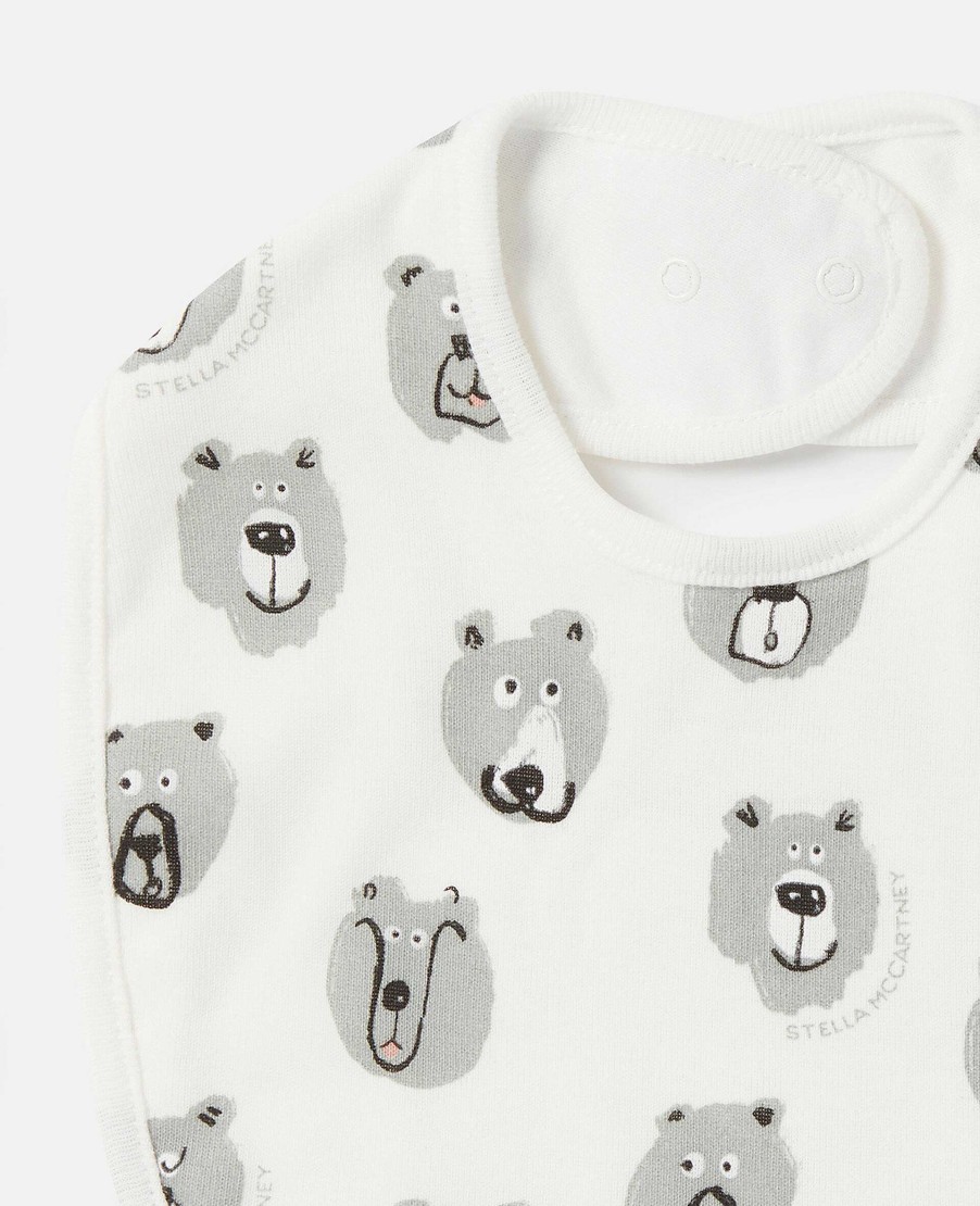 Barn Stella McCartney Baby Boys | 2 Paket Bjorntryckta Haklappar