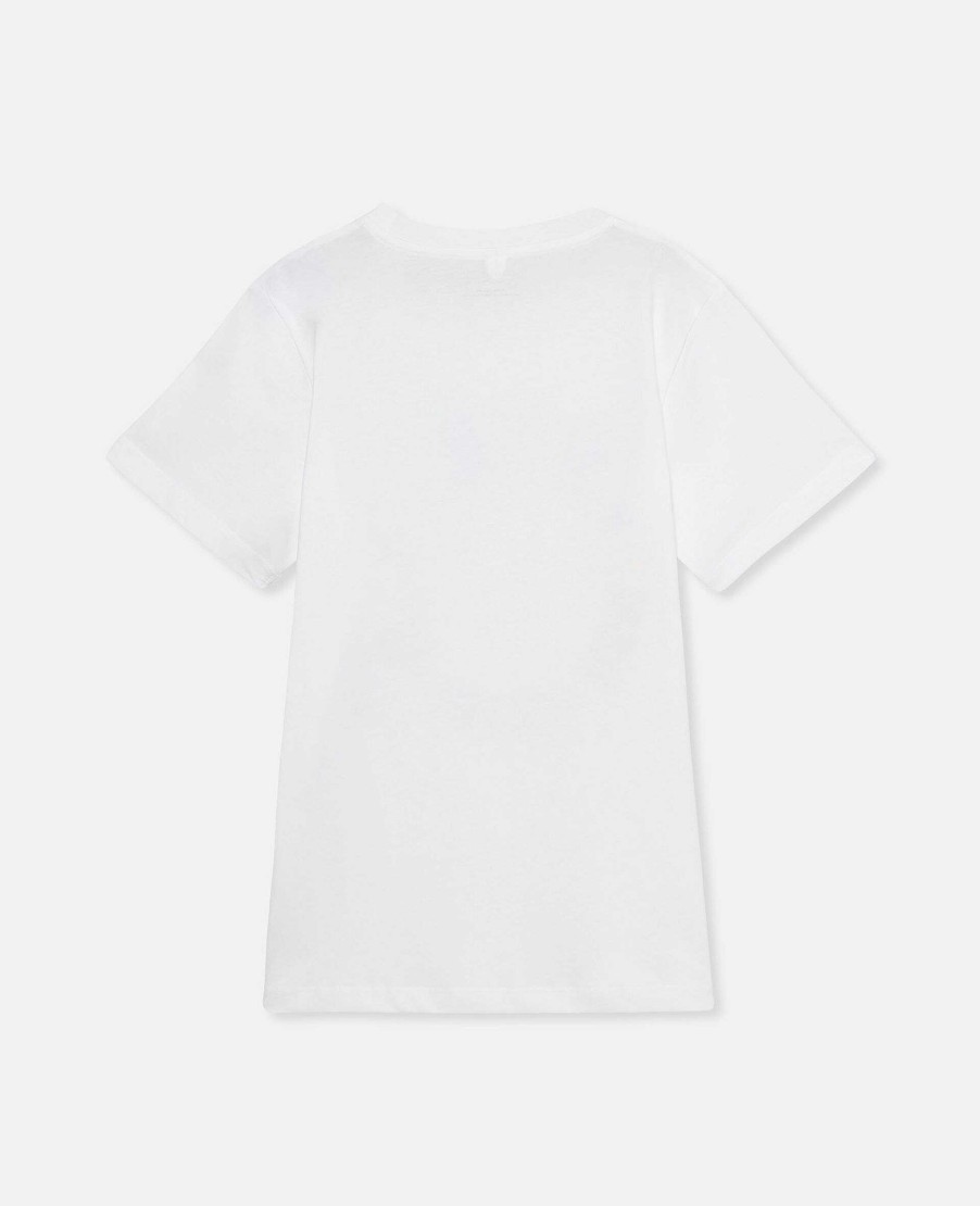 Barn Stella McCartney T-Shirts Och Toppar | T-Shirt For Broderi Med Logotyp