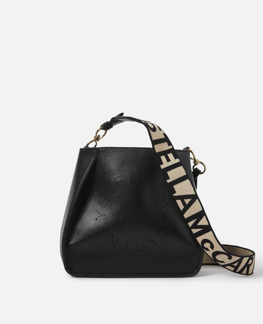 Kvinnor Stella McCartney Logo Vaska | Axelvaska Med Logotyp