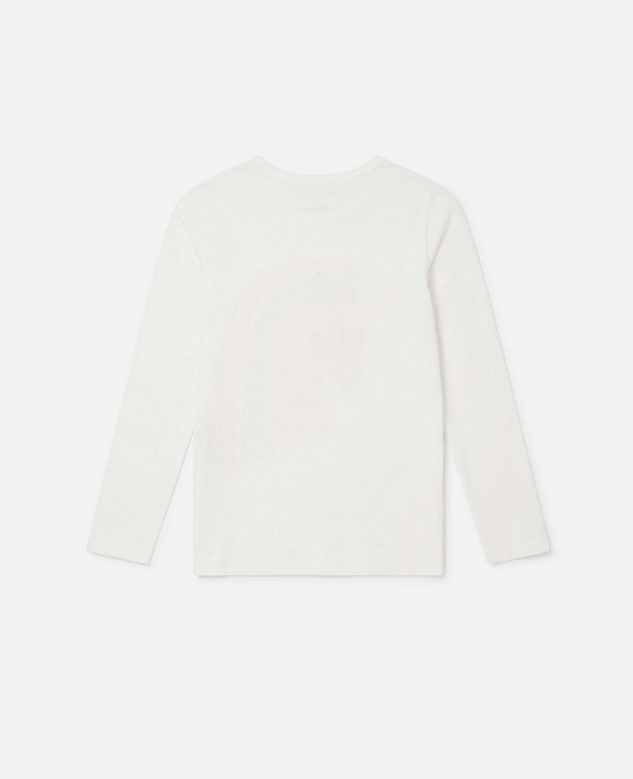 Barn Stella McCartney T-Shirts Och Toppar | Rainbow Unicorn Langarmad T-Shirt