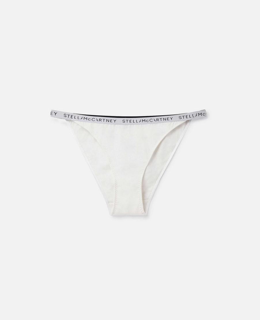 Kvinnor Stella McCartney Underklader Och Nattklader | Logo Tejp String Bikinitrosa