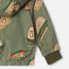 Barn Stella McCartney Baby Boys | Silly Sandwich Print Huvjacka