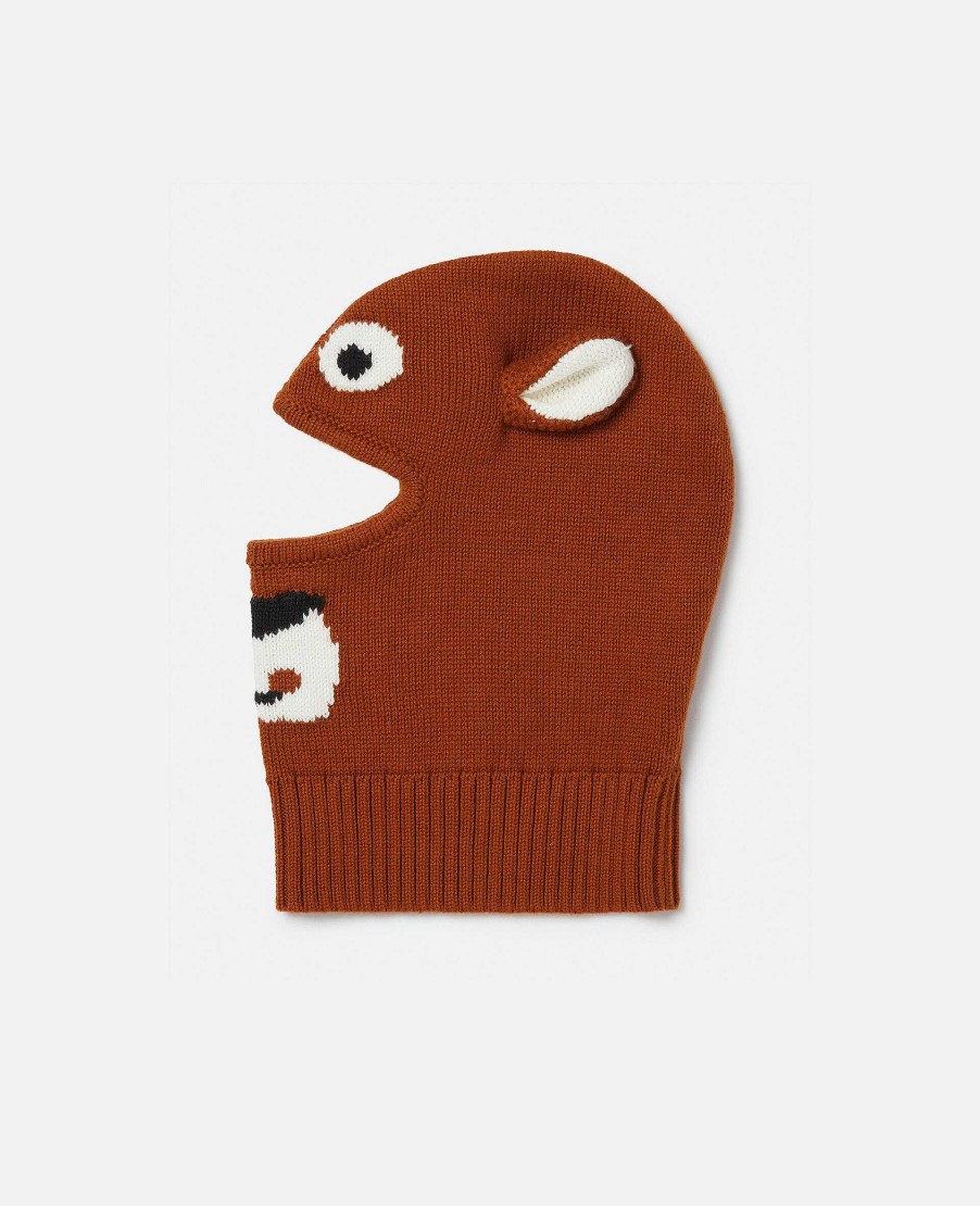 Barn Stella McCartney Skor Och Tillbehor | Grizzly Bear Balaclava Huva