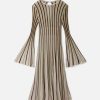 Kvinnor Stella McCartney Klanningar | Lurex Ribbstickad Midiklanning