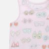 Barn Stella McCartney Klanningar Och Allt-I-Ett | Solglasogon Doodle Print Armlos Klanning