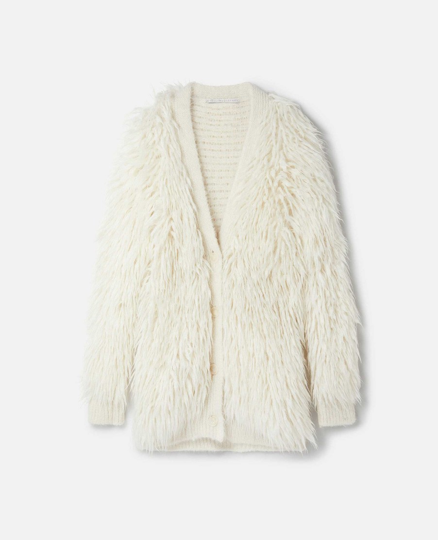 Kvinnor Stella McCartney Stickat | Oversized Shaggy Cardigan