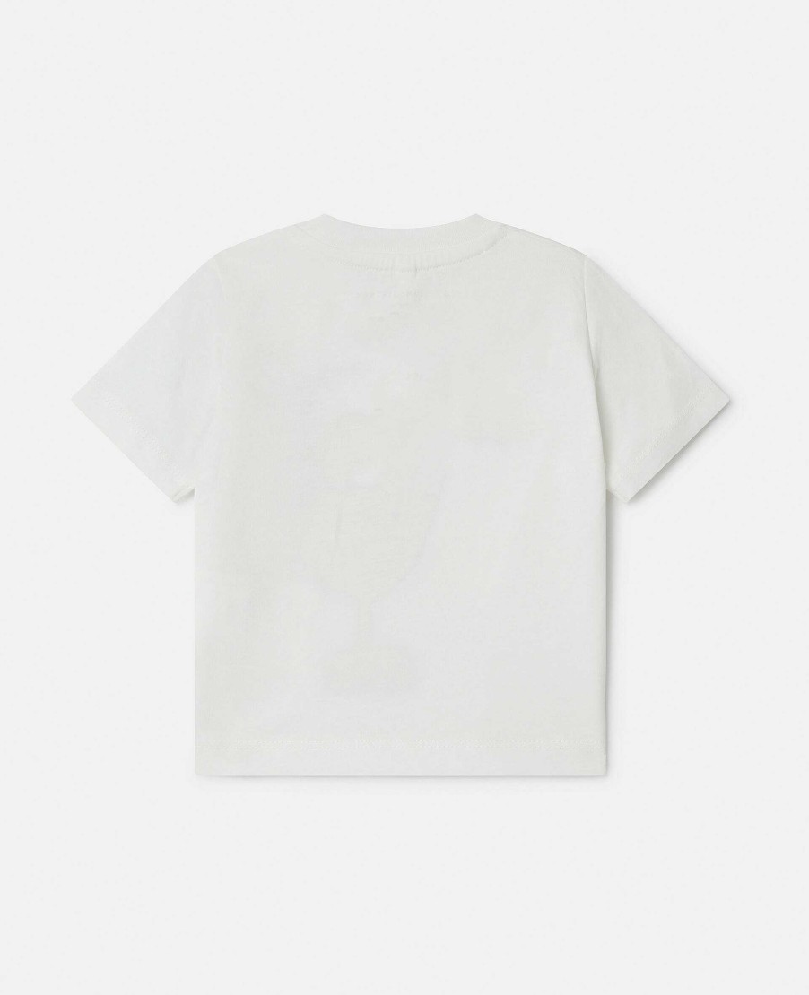 Barn Stella McCartney Baby Flickor | Sommar Cocktail Motiv T-Shirt