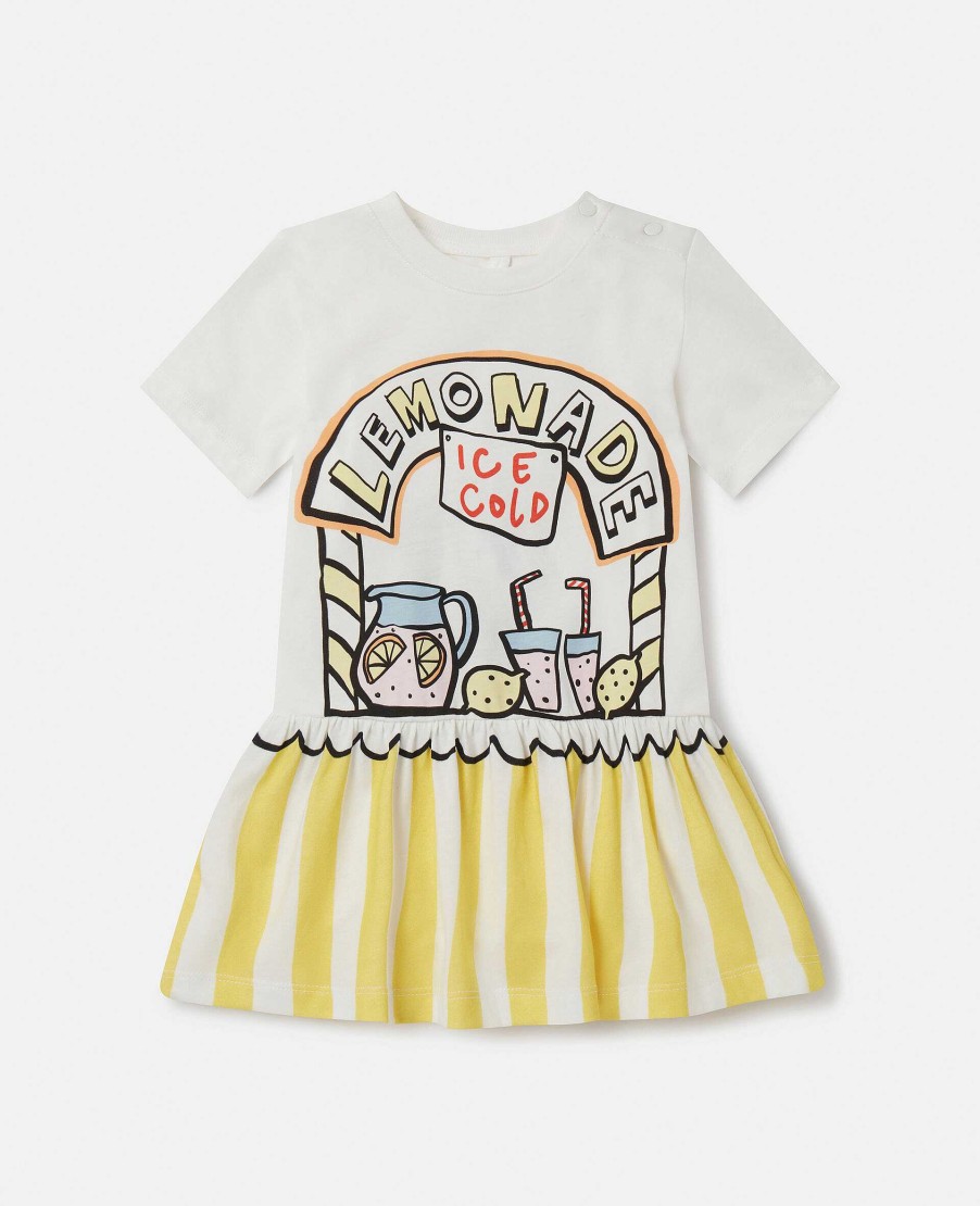 Barn Stella McCartney Klanningar Och Allt-I-Ett | Lemonad Stand T-Shirt Klanning