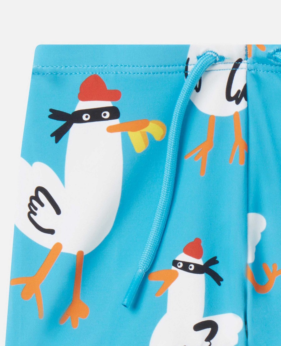 Barn Stella McCartney Baby Boys | Seagull Bandit Badbyxor