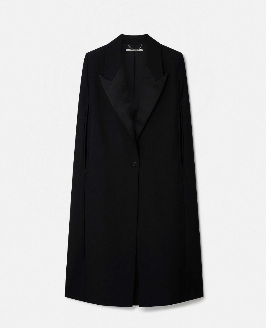 Kvinnor Stella McCartney Skradderi | Tuxedo Tailoring Cape Coat