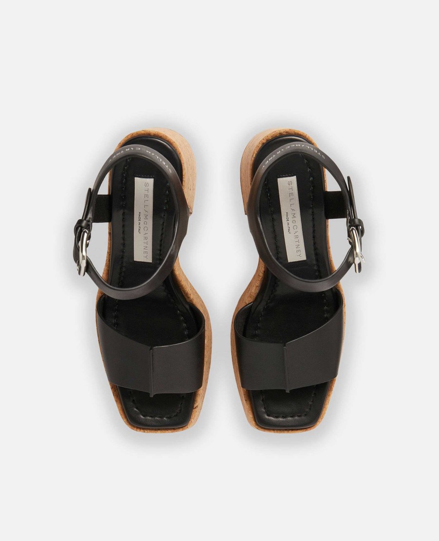 Kvinnor Stella McCartney Halar | Skyla Plattformsandaler Med Spannade