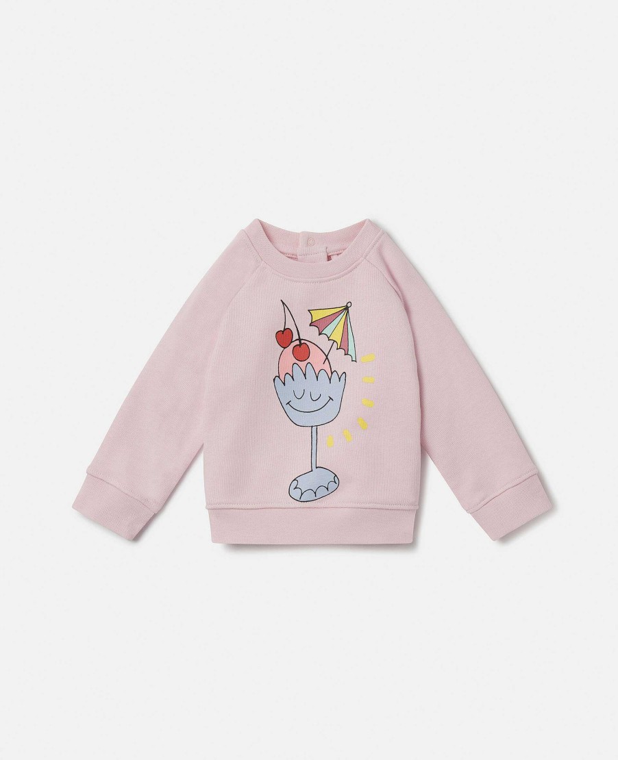 Barn Stella McCartney Troja Och T-Shirts | Sommar Cocktail Sweatshirt