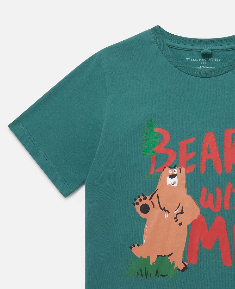 Barn Stella McCartney T-Shirts Och Troja | Bear With Me' Motiv T-Shirt