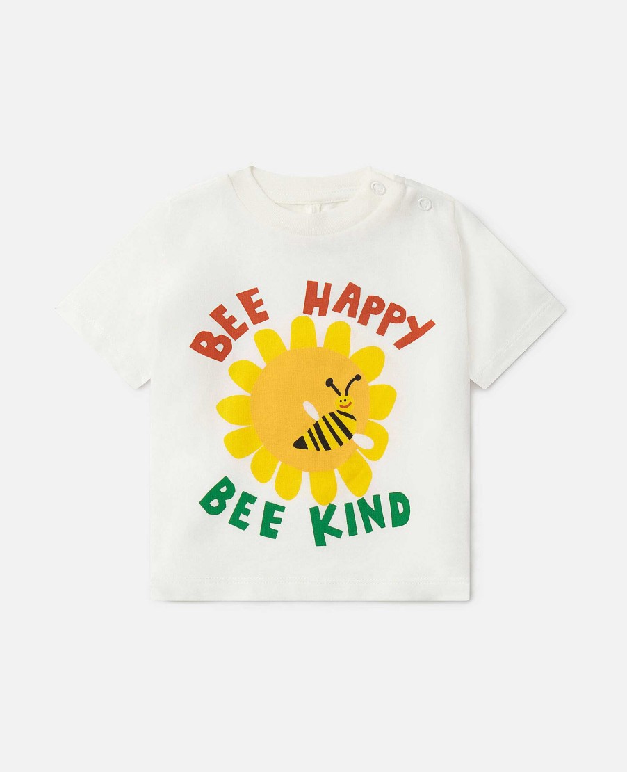 Barn Stella McCartney Baby Flickor | Bee Happy T-Shirt