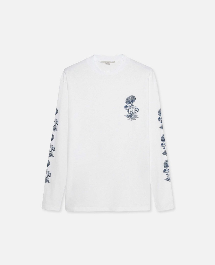 Kvinnor Stella McCartney Trojor Och T-Shirts | Svamp Langarmad T-Shirt