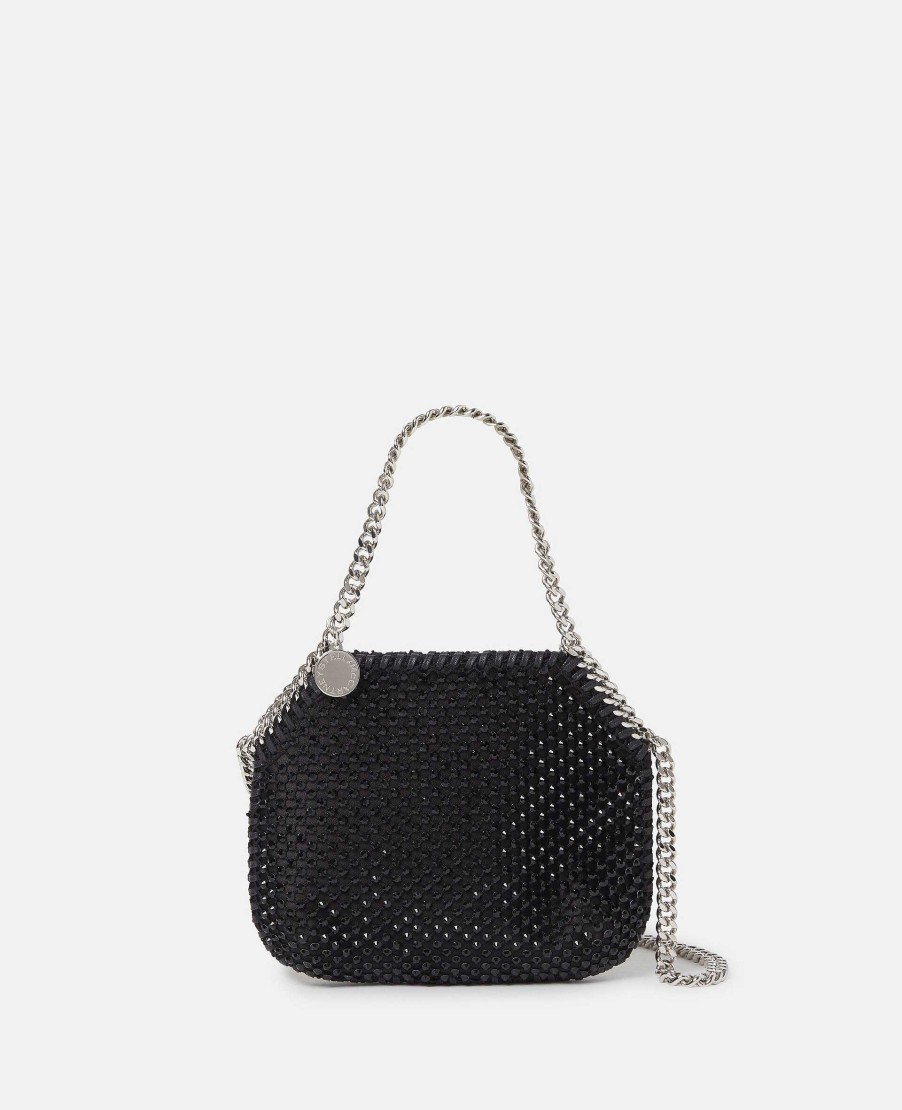 Kvinnor Stella McCartney Ikonisk Falabella | Falabella Crystal Mesh Mini Tote Bag