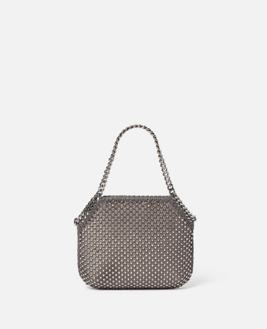 Kvinnor Stella McCartney Ikonisk Falabella | Falabella Crystal Mesh Mini Tote Bag