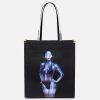 Unisex Stella McCartney Pasar | Sexig Robot Grafisk Tygvaska I Organisk Bomull