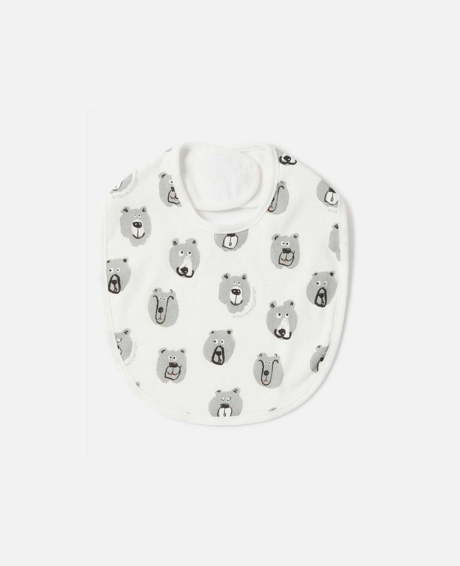 Barn Stella McCartney Baby Boys | 2 Paket Bjorntryckta Haklappar