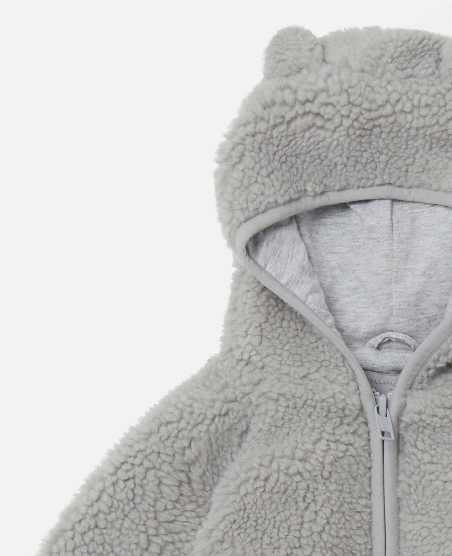 Barn Stella McCartney Baby Boys | Bear Ear Hooded Fleecejacka