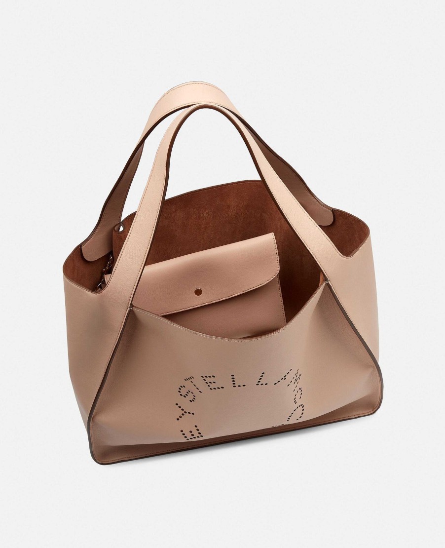 Kvinnor Stella McCartney Logo Vaska | Tygpase Med Logotyp