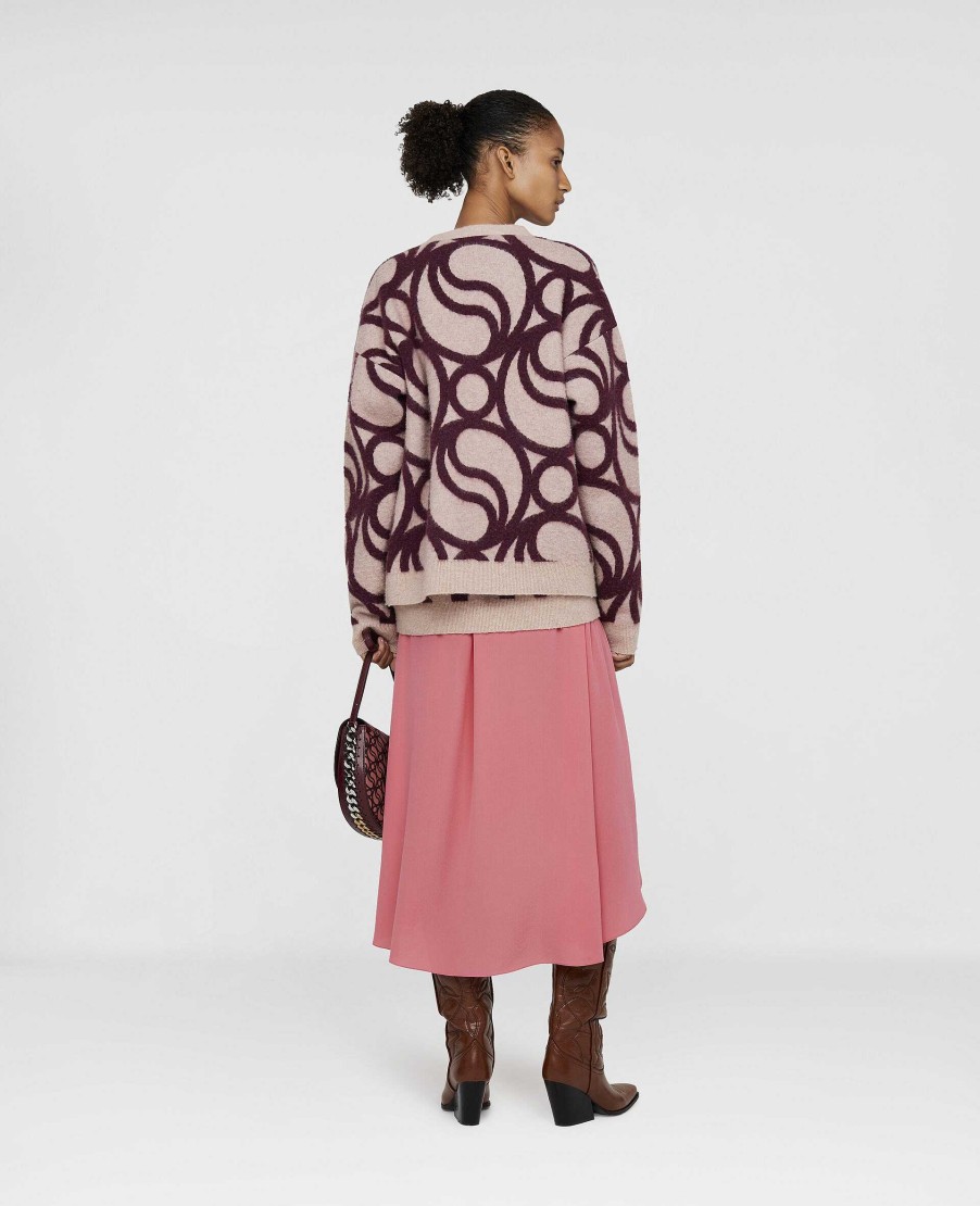 Kvinnor Stella McCartney Stickat | S-Wave Cardigan