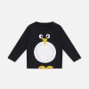 Barn Stella McCartney Baby Boys | Penguin Motiv Langarmad T-Shirt