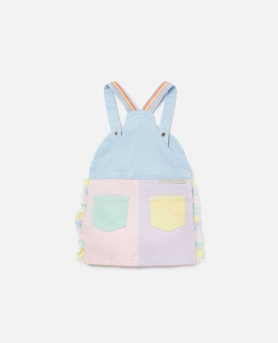 Barn Stella McCartney Baby Flickor | Rainbow Patchwork Byxklanning