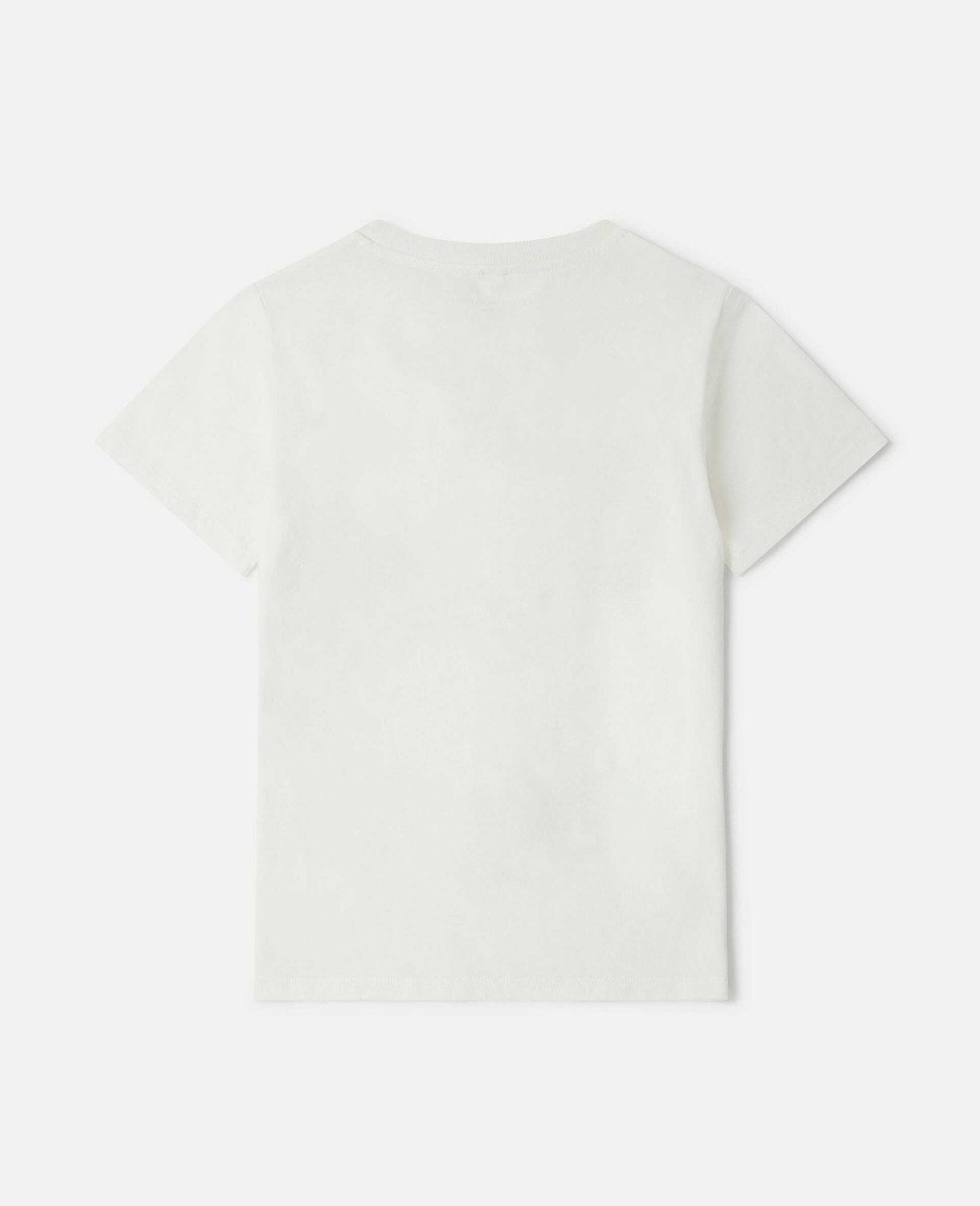 Barn Stella McCartney T-Shirts Och Toppar | Sommar Doodles Motiv T-Shirt