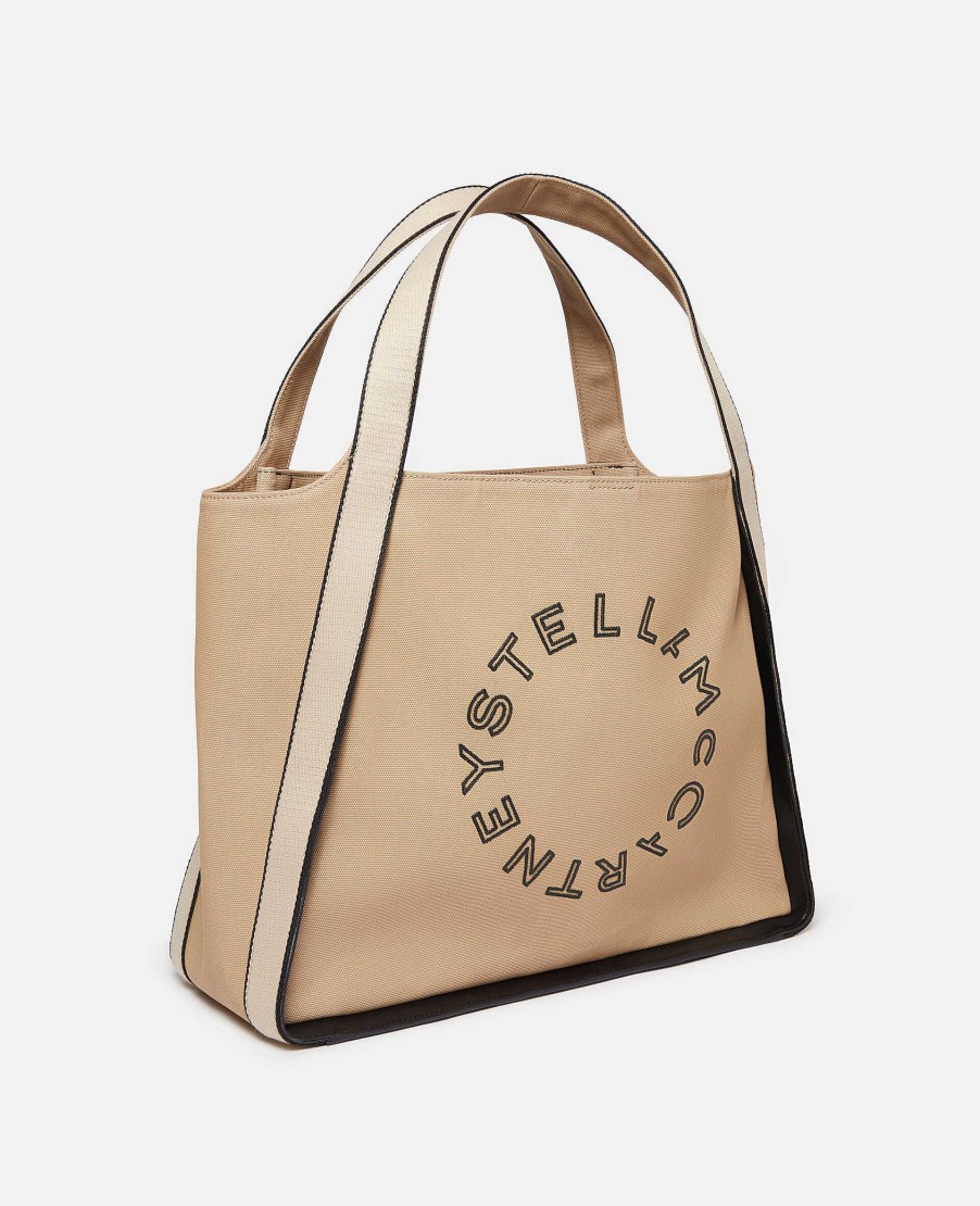 Kvinnor Stella McCartney Logo Vaska | Logo Bananatex® Tygvaska I Canvas