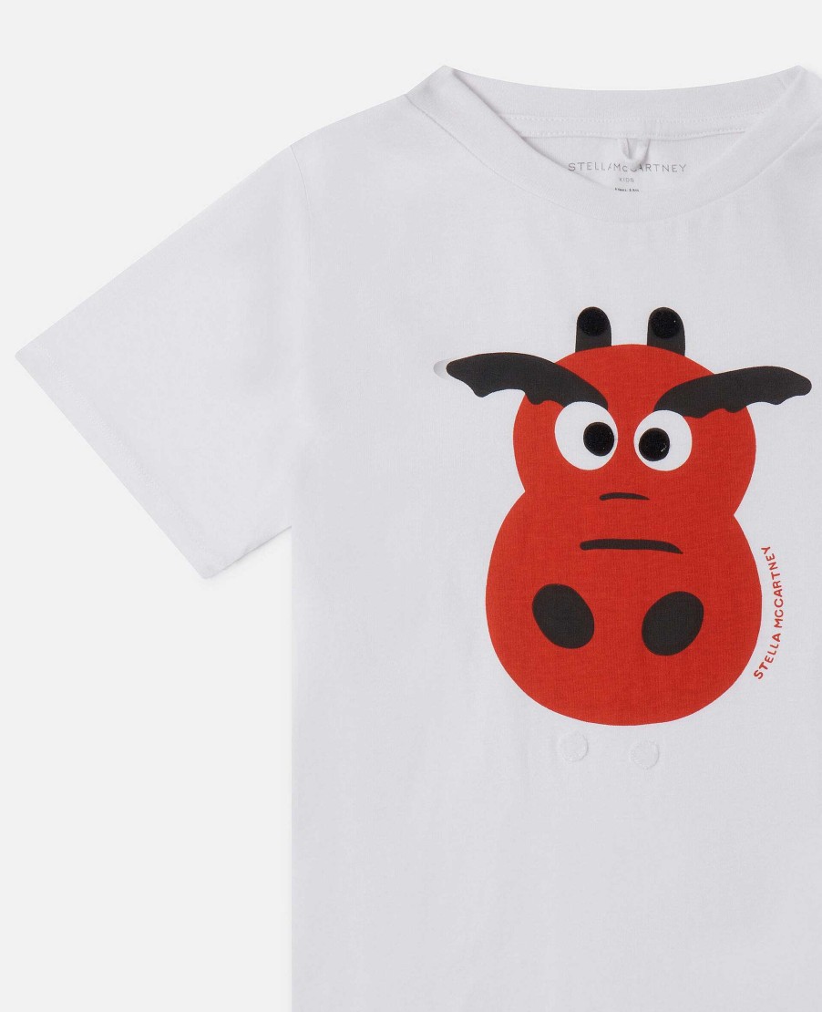 Barn Stella McCartney T-Shirts Och Troja | Drakens Ar T-Shirt