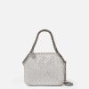 Kvinnor Stella McCartney Ikonisk Falabella | Falabella Crystal Mesh Mini Tote Bag