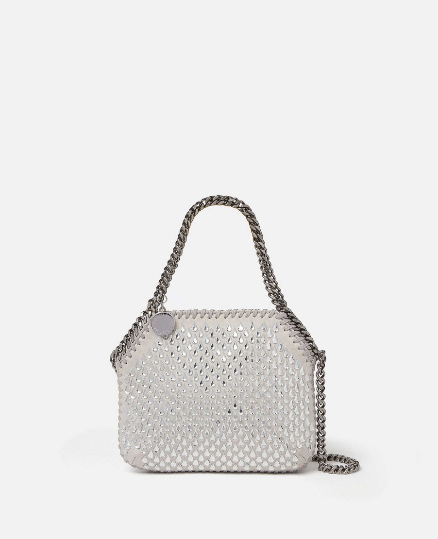 Kvinnor Stella McCartney Ikonisk Falabella | Falabella Crystal Mesh Mini Tote Bag