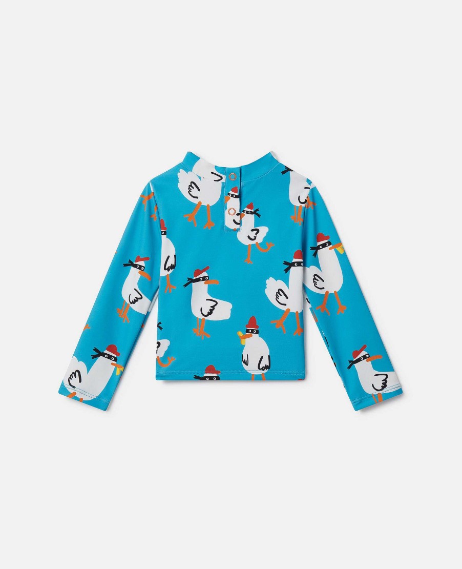 Barn Stella McCartney Baby Boys | Seagull Bandit Rash Top