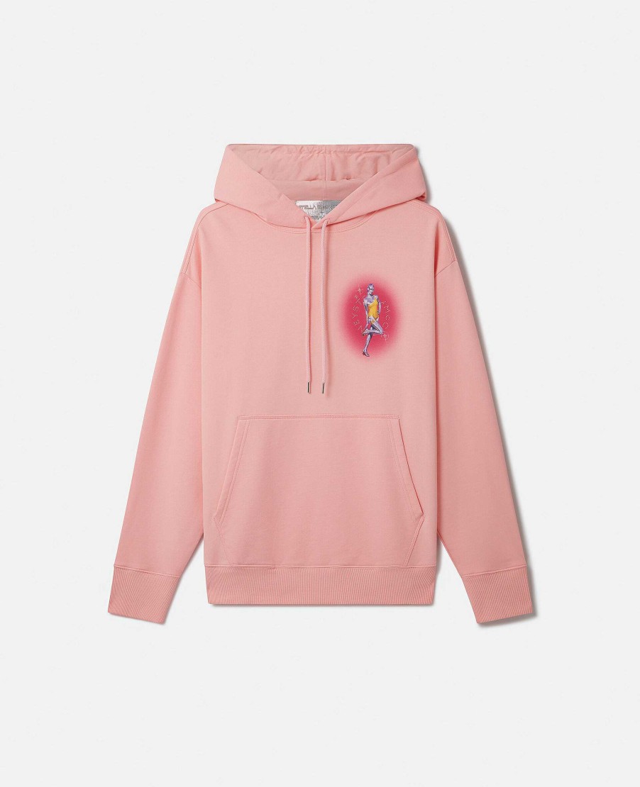 Unisex Stella McCartney Trojor | Sexig Hoodie I Ekologisk Bomull Med Robottryck