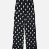 Kvinnor Stella McCartney Byxor Och Shorts | Sexig Robot Print Crepe De Chine Pyjamasbyxa