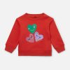 Barn Stella McCartney Baby Flickor | Sweatshirt Med Leende Hjarta