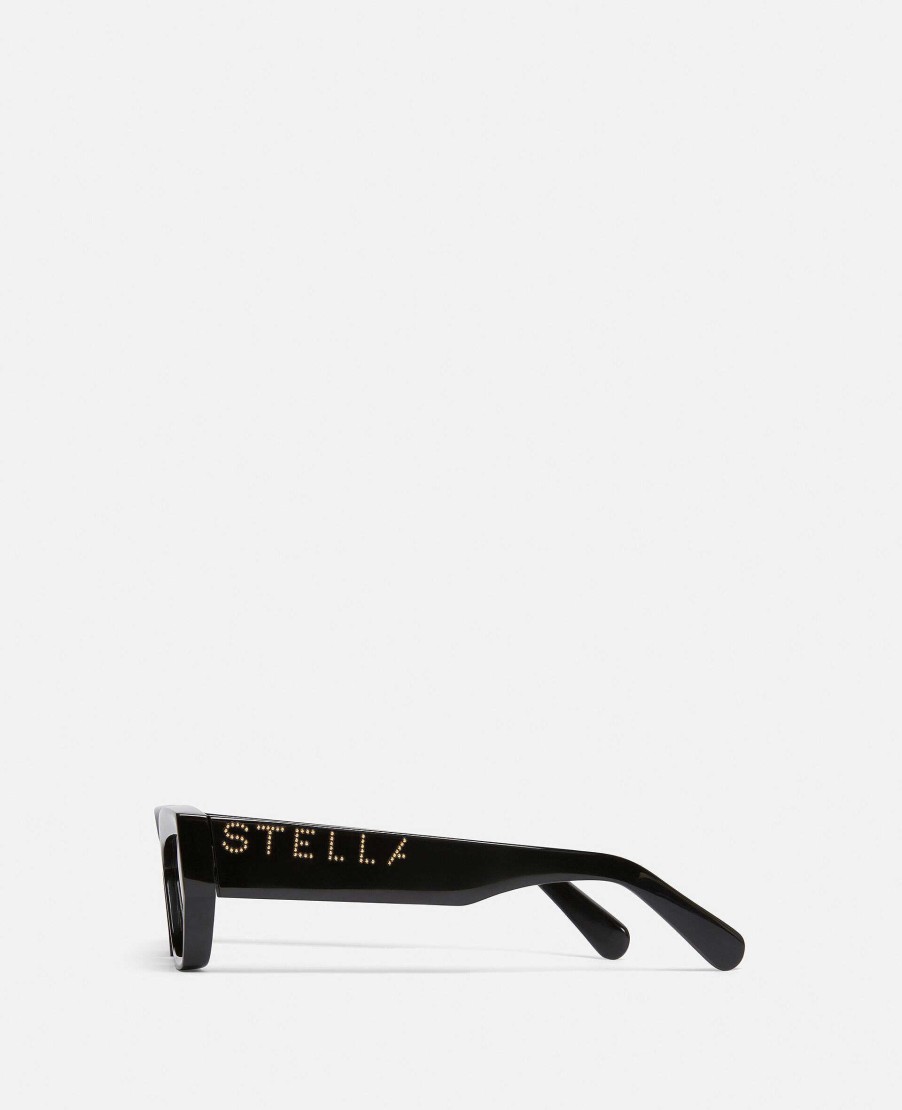 Kvinnor Stella McCartney Solglasogon | Logotyp Cat Eye Solglasogon